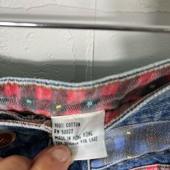 Vintage Rio Jeans Womens Size 5 or waist 23-24” High Rise Mom Jeans Button Fly - Picture 5 of 16